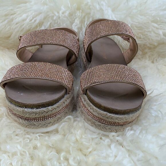 Madden girl rhinestone platform espadrille sandals - Picture 2 of 6
